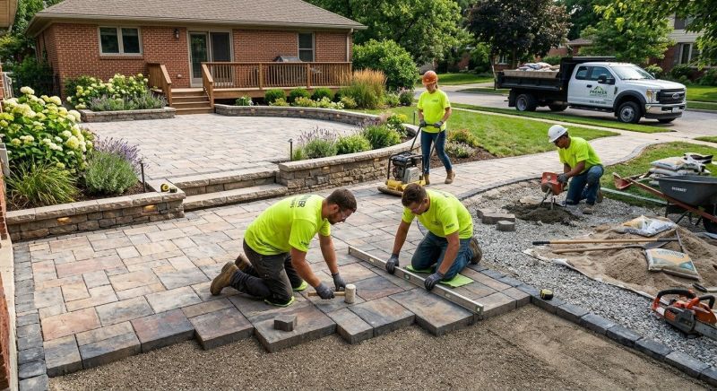 Our team working on Concrete Installation projects in Statesville, NC