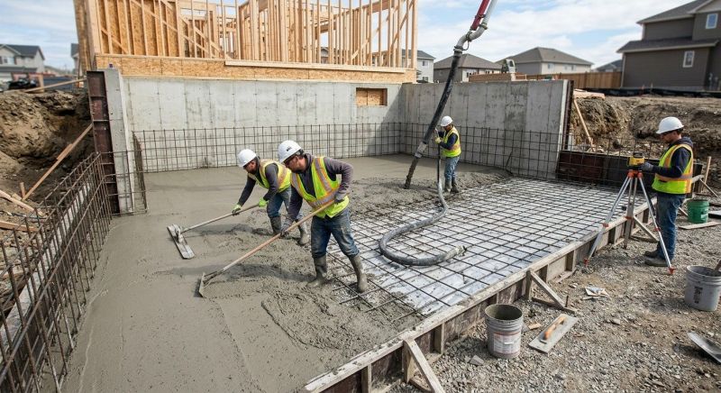 Basement Concrete Installation in Harmony, NC