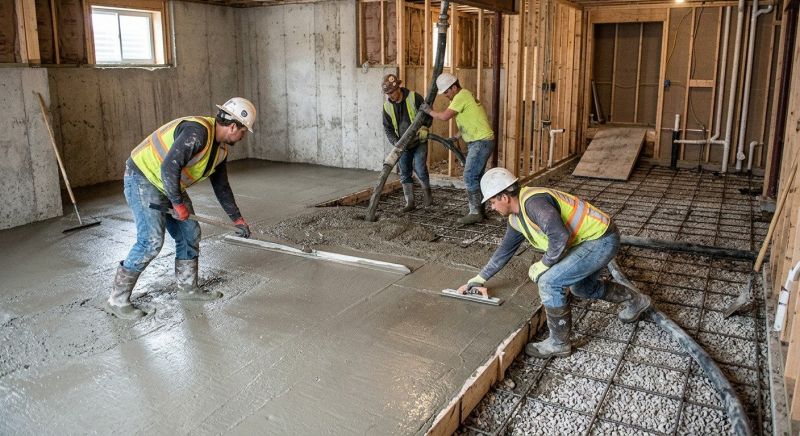 Basement Concrete Installation in Statesville, NC
