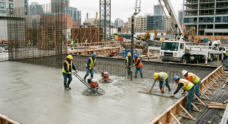 Commercial Slab Construction in Conover, NC