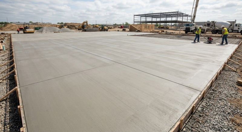Commercial Slab Installation in Statesville, NC
