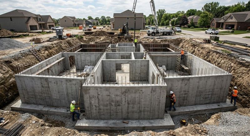 Concrete Foundation Installation in Mocksville, NC