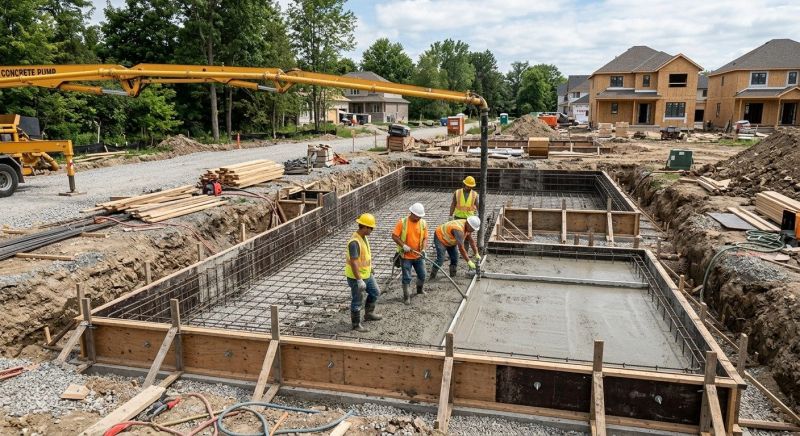 Concrete Foundation Installation in Sherrills Ford, NC