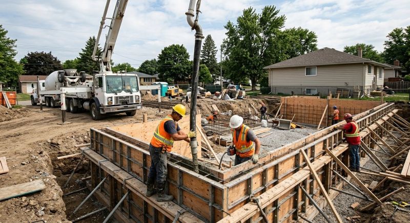 Concrete Foundation Pouring in Statesville, NC