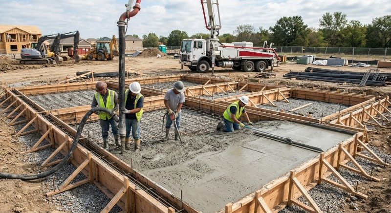 Foundation Pouring in Statesville, NC