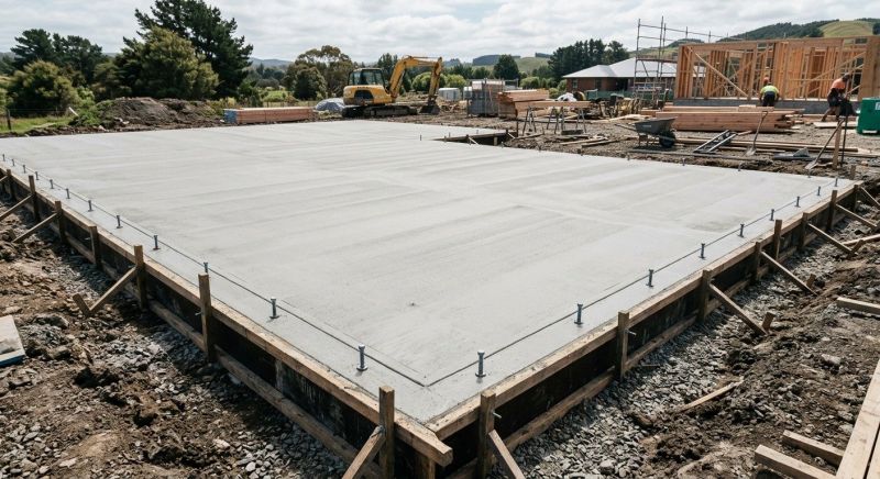 Foundation Slab Construction in Statesville, NC