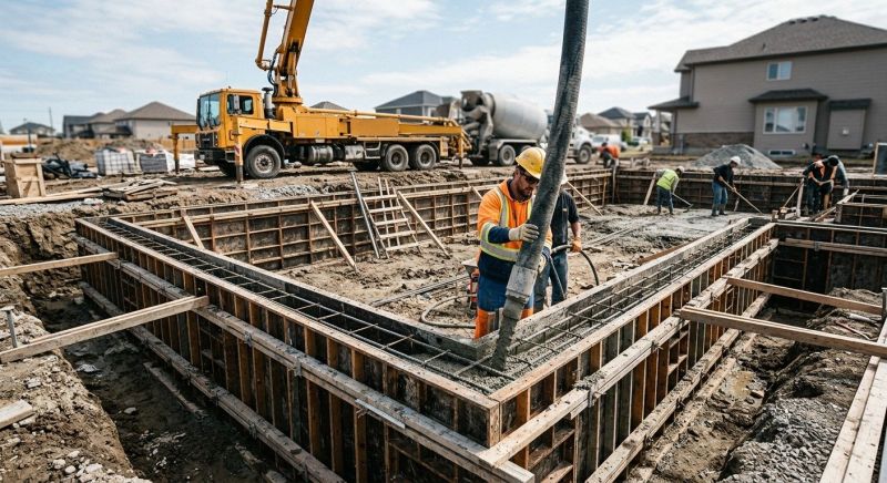 Foundation Wall Pouring in Catawba, NC