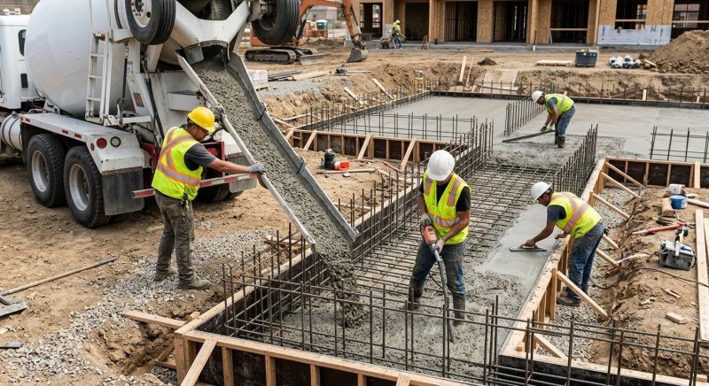 Foundation Wall Pouring in Harmony, NC