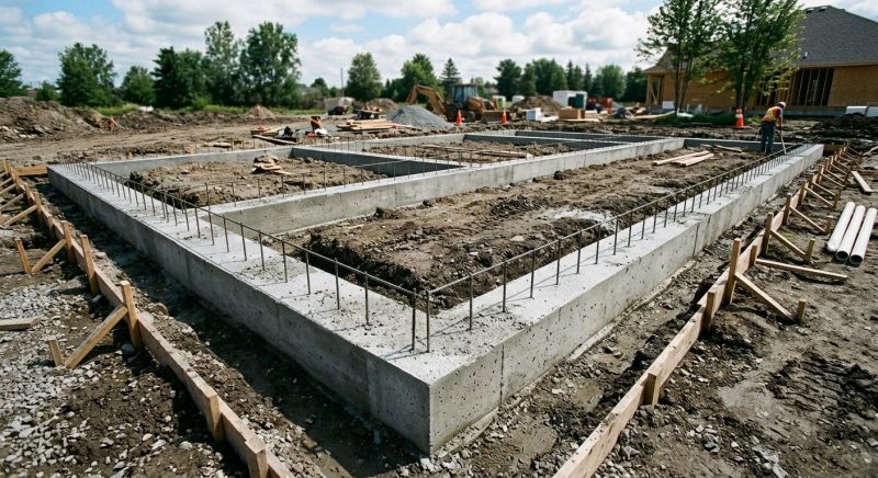 House Footing Construction in Statesville, NC